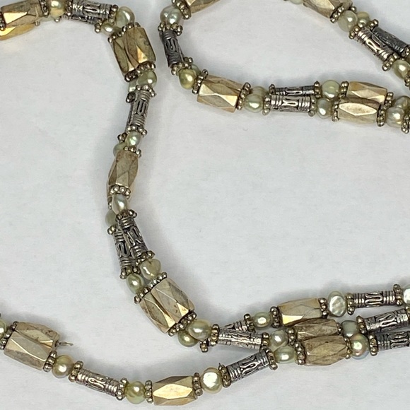 VINTAGE PEARL magnetic necklace/ bracelet - Picture 3 of 4